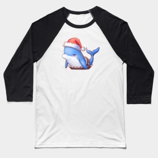 Cute Whale Drawing Baseball T-Shirt